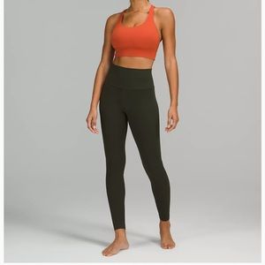 Lululemon Align Leggings Dark Olive Size 6 inseam 28 inches